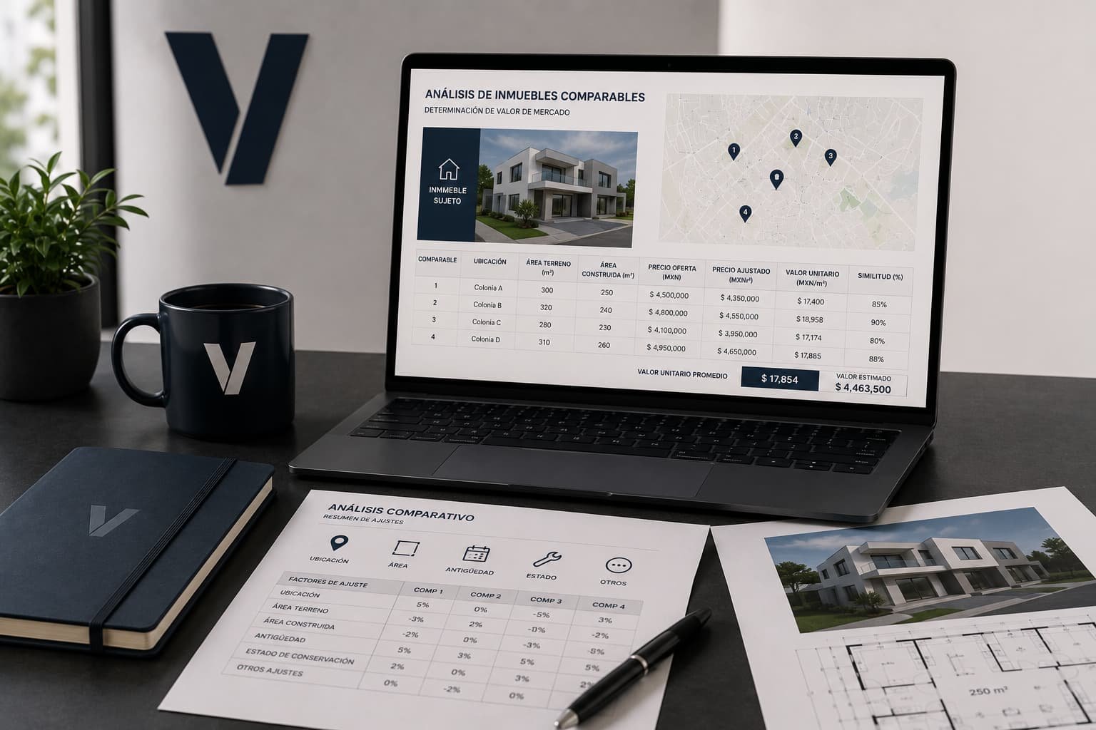Análisis de inmuebles comparables para determinar el valor de mercado — SmartVal