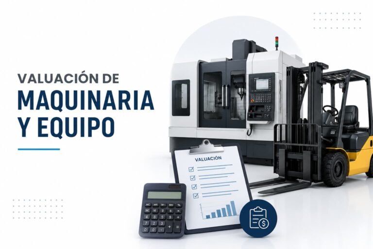 ¿Cuánto cuesta un avalúo de maquinaria y equipo en México?